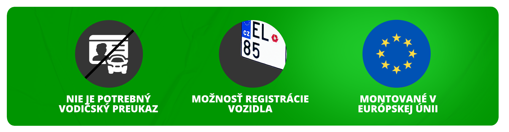 Banner bez vodičského preukazu